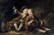 The Children of the Duc de Bouillon Dressed as Montagnards